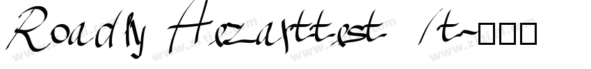 Roadly Hezarttest It字体转换